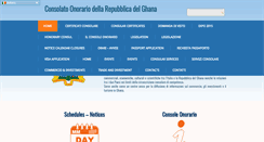 Desktop Screenshot of consolatoghana.it